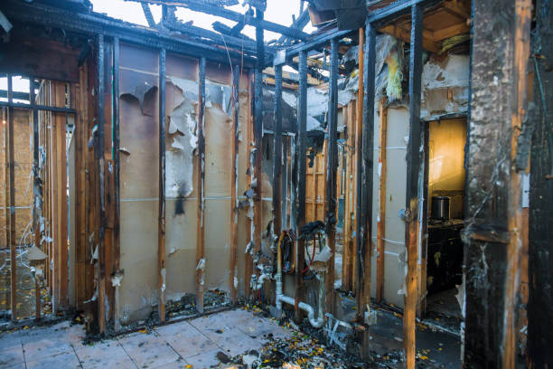 Professional Fire Damage Removal technician working in Tontitown, AR